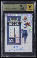 Gabriel Davis 2020 Panini Contenders Cracked Ice #139B AU RC #08/22 (BGS 9.5 | Autograph Grade 10) at PristineAuction.com