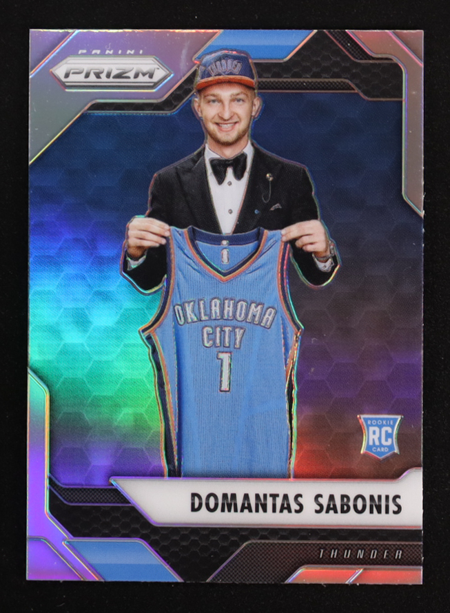 Domantas Sabonis 2016-17 Panini Prizm Prizms Silver #255 RC at PristineAuction.com Domantas Sabonis 2016-17 Panini Prizm Prizms Silver #255 RC at PristineAuction.com