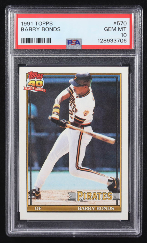 Barry Bonds 1991 Topps #570 (PSA 10)