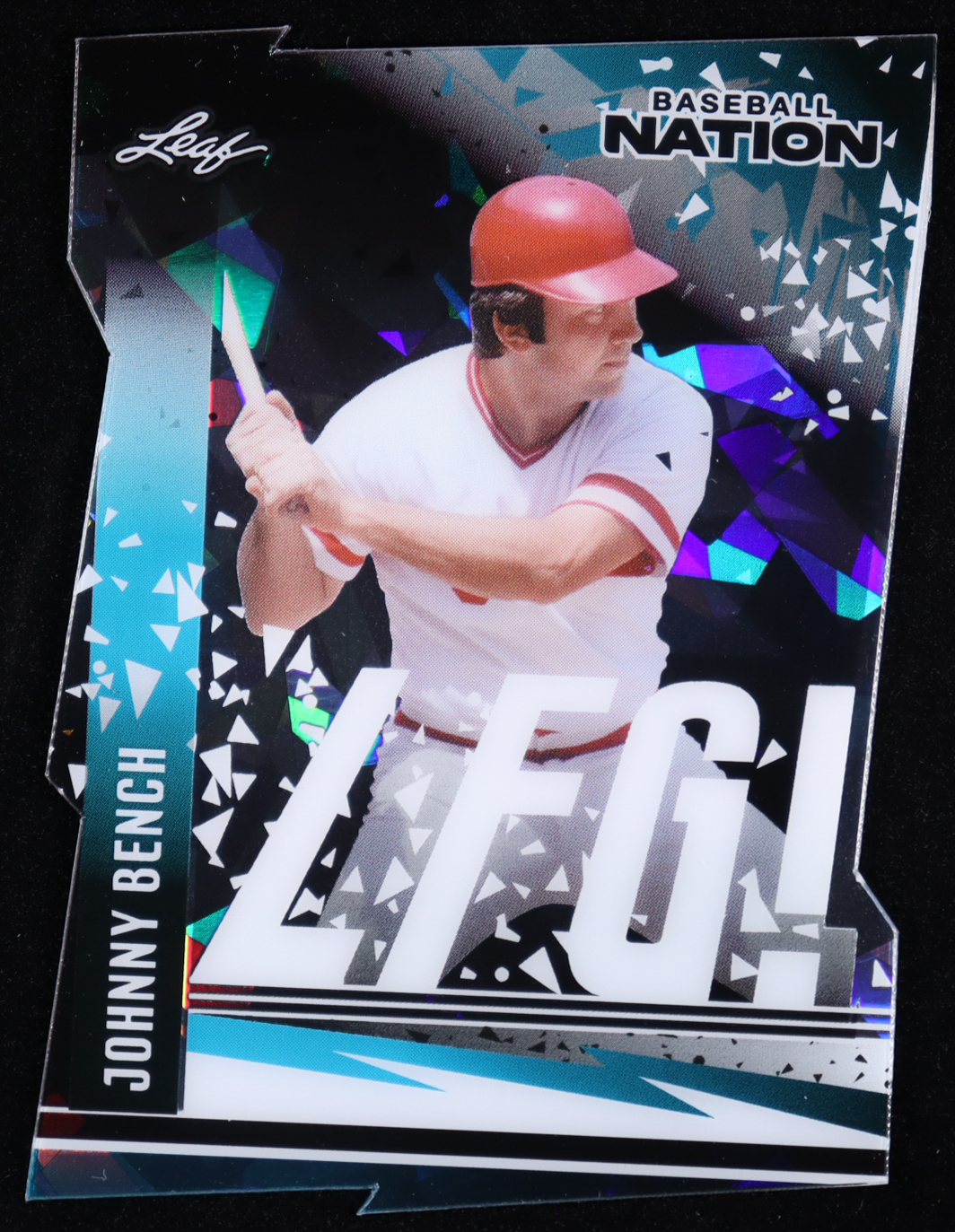 Johnny Bench 2025 Leaf Baseball Nation LFG! Autographs Clear Crystal #LB21 #03/10 at PristineAuction.com Johnny Bench 2025 Leaf Baseball Nation LFG! Autographs Clear Crystal #LB21 #03/10 at PristineAuction.com