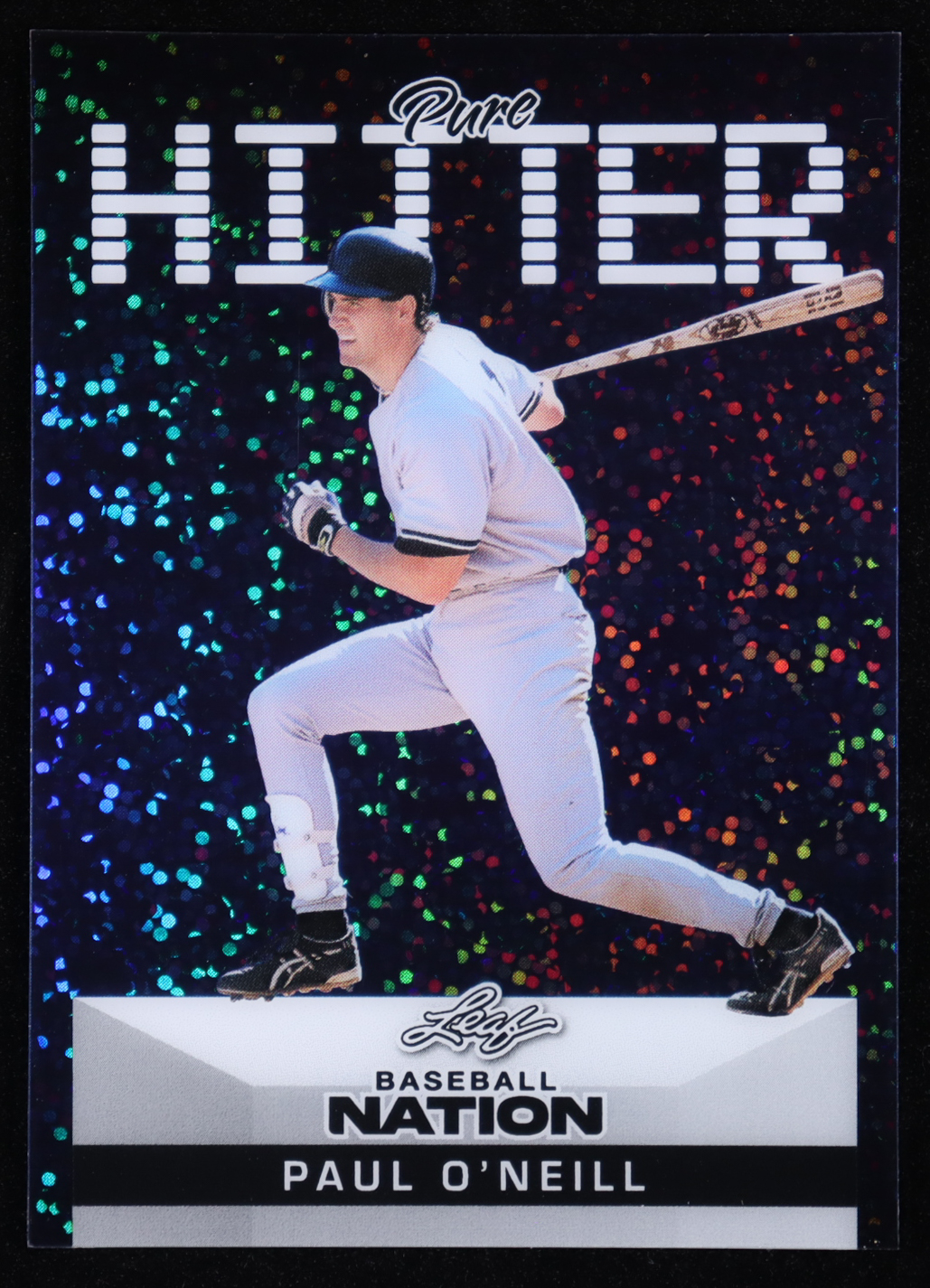 Paul O'Neil 2025 Leaf Baseball Nation Pure Hitter Blue Sparkles #PB24 #4/6 at PristineAuction.com Paul O'Neil 2025 Leaf Baseball Nation Pure Hitter Blue Sparkles #PB24 #4/6 at PristineAuction.com