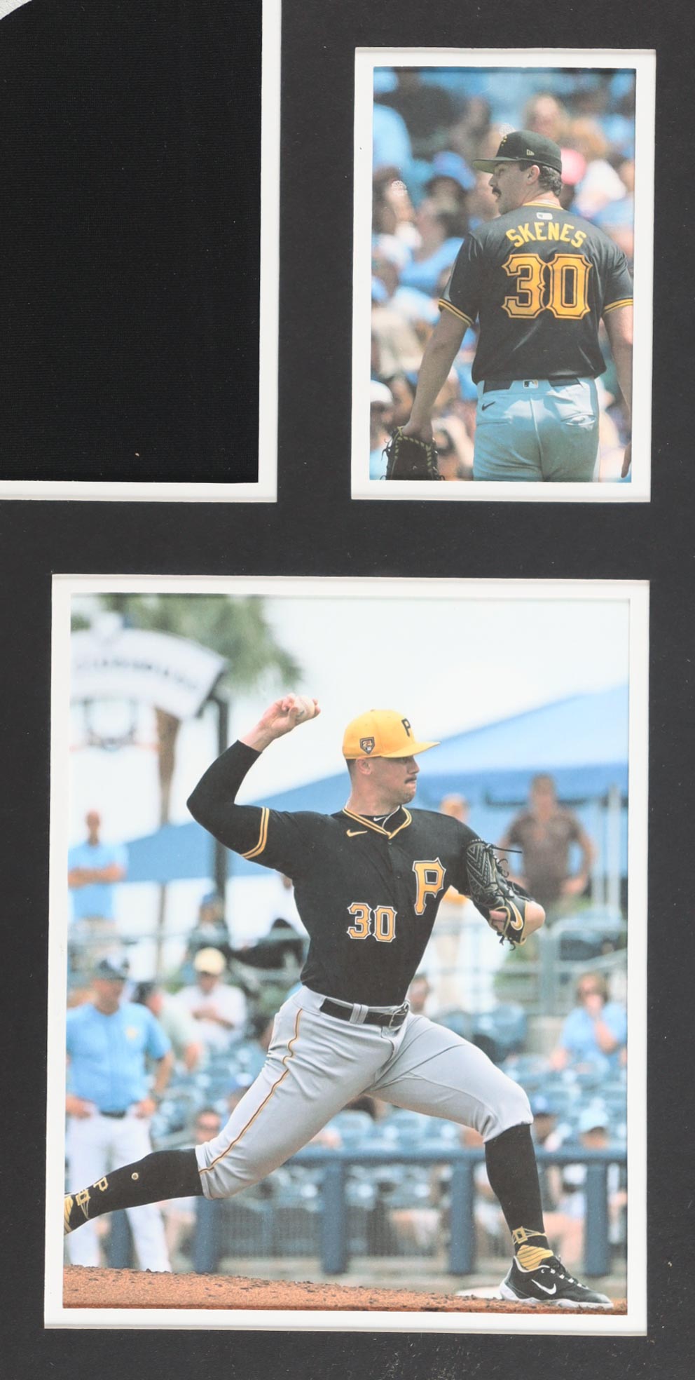 Paul Skenes Signed Custom Framed Jersey Display with Photos (JSA & MLB) at PristineAuction.com Paul Skenes Signed Custom Framed Jersey Display with Photos (JSA & MLB) at PristineAuction.com