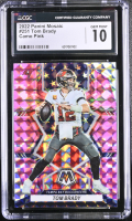 Tom Brady 2022 Panini Mosaic Camo Pink #251 (CGC 10) at PristineAuction.com