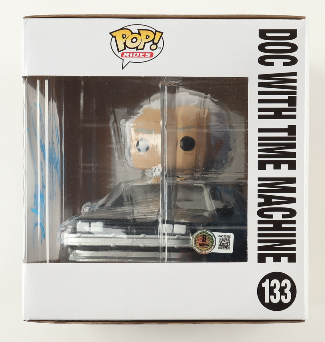 Christopher Lloyd Signed "Back to the Future" #133 Doc With Time Machine Funko Pop! Vinyl Figure (Beckett) at PristineAuction.com Christopher Lloyd Signed "Back to the Future" #133 Doc With Time Machine Funko Pop! Vinyl Figure (Beckett) at PristineAuction.com