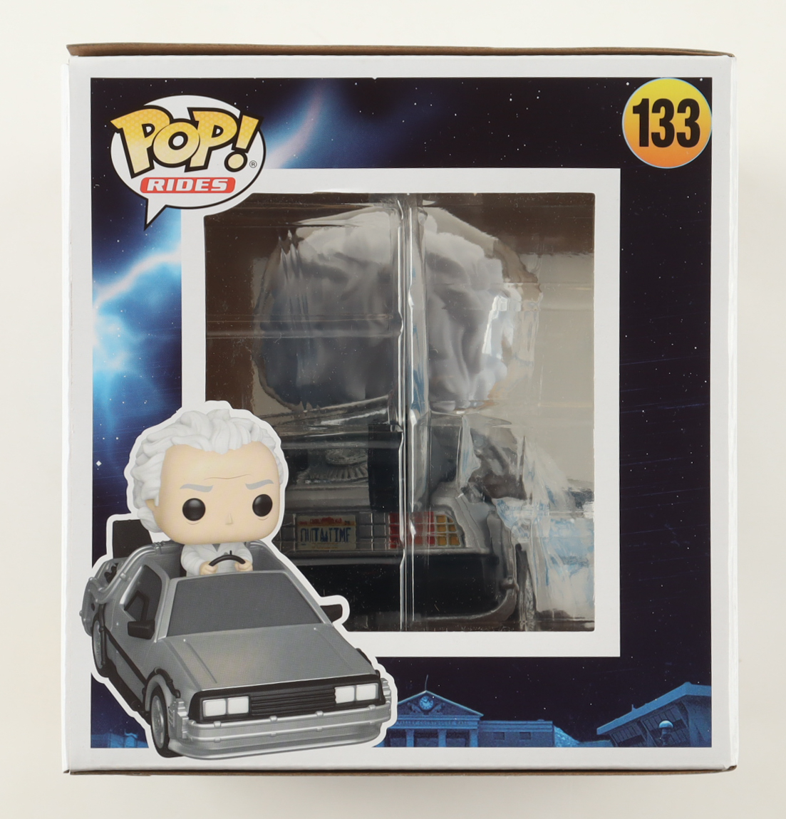 Christopher Lloyd Signed "Back to the Future" #133 Doc With Time Machine Funko Pop! Vinyl Figure (Beckett) at PristineAuction.com Christopher Lloyd Signed "Back to the Future" #133 Doc With Time Machine Funko Pop! Vinyl Figure (Beckett) at PristineAuction.com