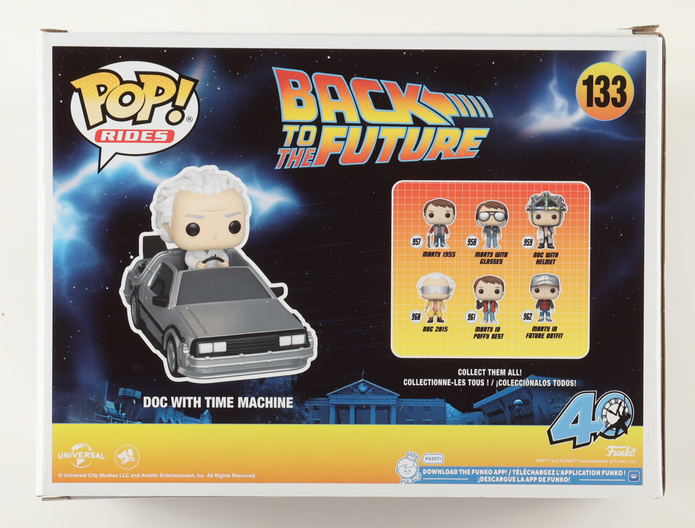 Christopher Lloyd Signed "Back to the Future" #133 Doc With Time Machine Funko Pop! Vinyl Figure (Beckett) at PristineAuction.com Christopher Lloyd Signed "Back to the Future" #133 Doc With Time Machine Funko Pop! Vinyl Figure (Beckett) at PristineAuction.com