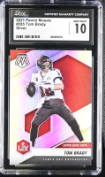 Tom Brady 2021 Panini Mosaic Silver #285 (CGC 10) at PristineAuction.com