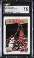 Michael Jordan 1991-92 Hoops #455 (CGC 10) at PristineAuction.com