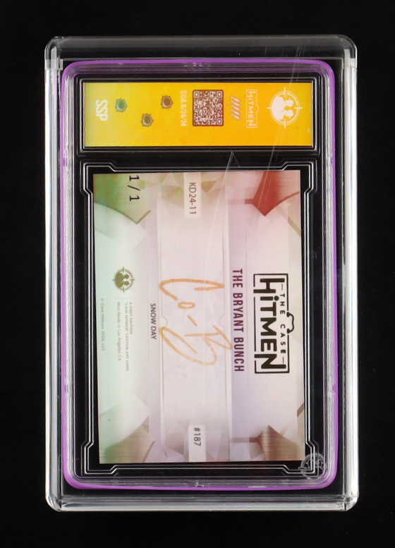 The Bryant Bunch | 2024 The Case Hitmen Artist Proof 1/1 Art Card with Display Case at PristineAuction.com The Bryant Bunch | 2024 The Case Hitmen Artist Proof 1/1 Art Card with Display Case at PristineAuction.com