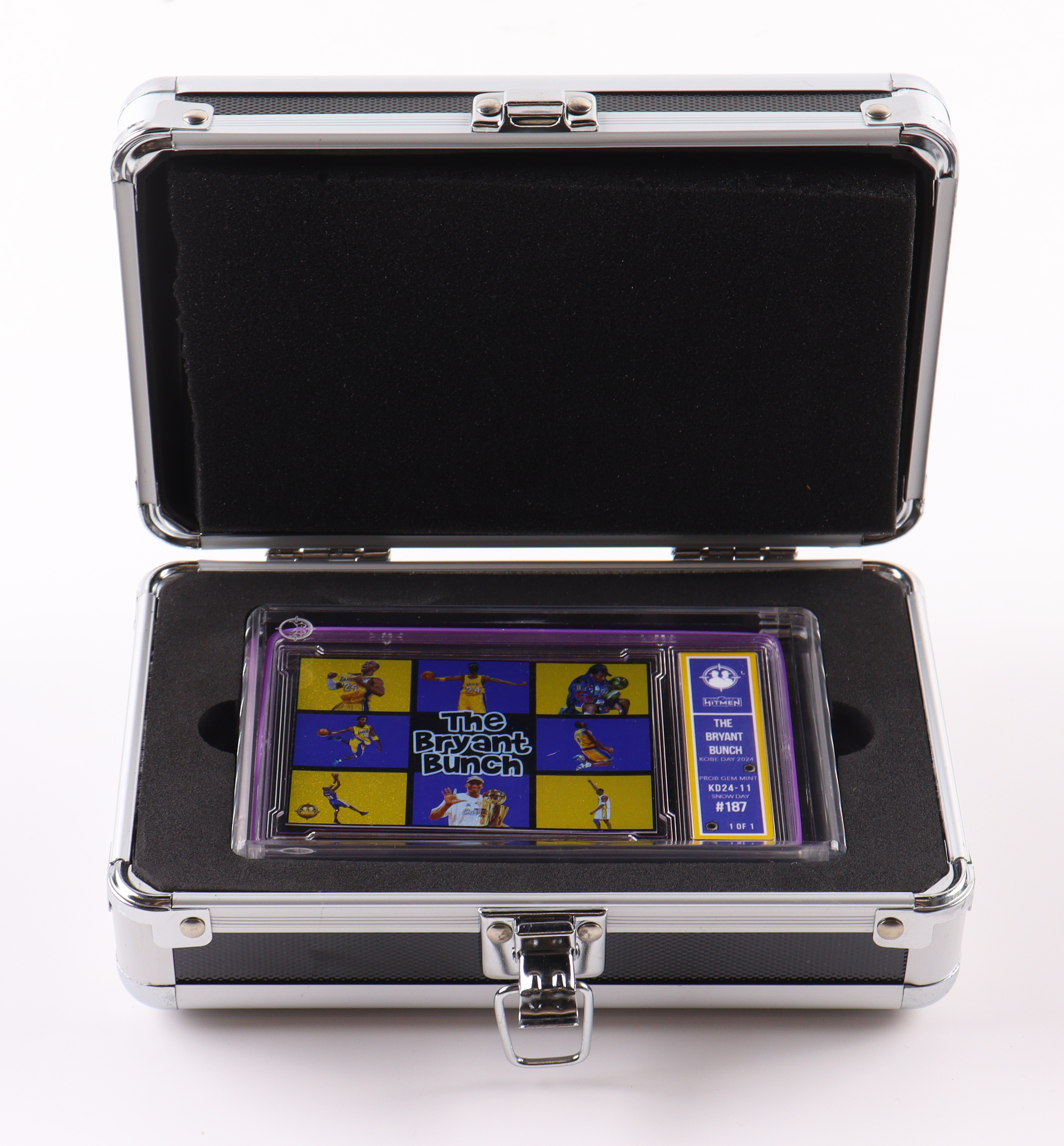 The Bryant Bunch | 2024 The Case Hitmen Artist Proof 1/1 Art Card with Display Case at PristineAuction.com The Bryant Bunch | 2024 The Case Hitmen Artist Proof 1/1 Art Card with Display Case at PristineAuction.com