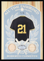 Roberto Clemente 2025 Leaf Lumber All-Time Enshrined Game-Used Bat Light Blue #AE56 #1/6 at PristineAuction.com