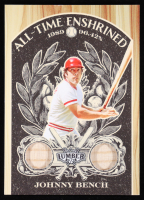 Johnny Bench 2025 Leaf Lumber All-Time Enshrined Game-Used Bat Black #AE37 #1/3 at PristineAuction.com