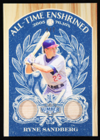 Ryne Sandberg 2025 Leaf Lumber All-Time Enshrined Game-Used Bat Blue #AE60 #5/7 at PristineAuction.com