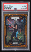 Bryce Young 2023 Panini Prizm Prizms Orange Lazer #311 RC (PSA 10) at PristineAuction.com