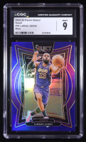 LeBron James 2024-25 Select Blue #54 (CGC 9) at PristineAuction.com