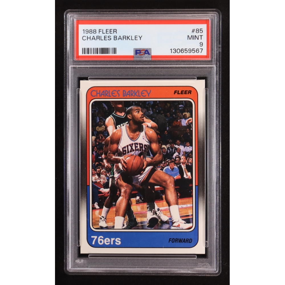 Charles Barkley 1988-89 Fleer #85 (PSA 9) at PristineAuction.com
