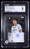 Nolan Traore 2025-26 Topps Chrome Rookie Autographs #TCARNT RC (CGC 9) at PristineAuction.com
