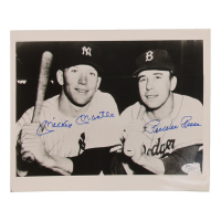 Mickey Mantle & Pee Wee Reese Signed 8x10 Photo (JSA) at PristineAuction.com