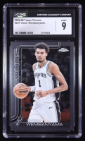 Victor Wembanyama 2025-26 Topps Chrome #221 (CGC 9) at PristineAuction.com