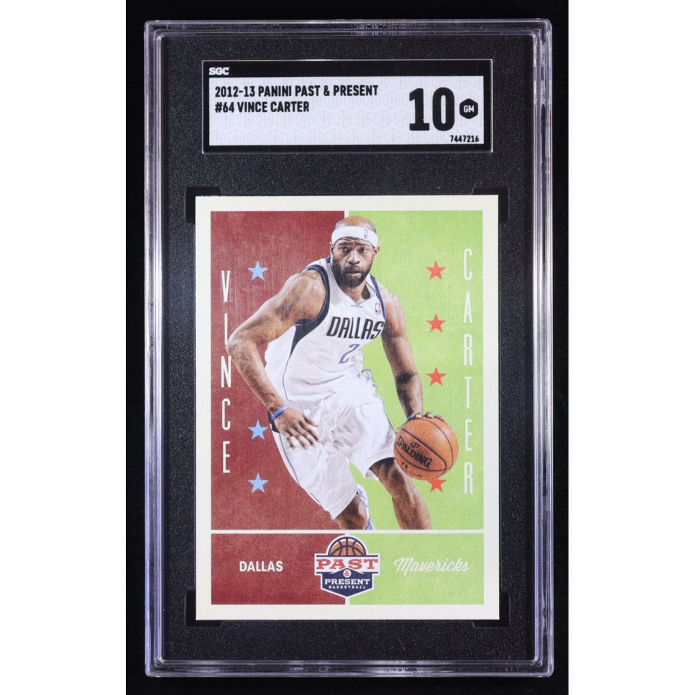 Vince Carter 2012-13 Panini Past and Present #64 (SGC 10) at PristineAuction.com