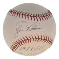 Ellis Valentine Signed OML Baseball Inscribed "1978 GG" & "24 Outfield Assist" (JSA) at PristineAuction.com