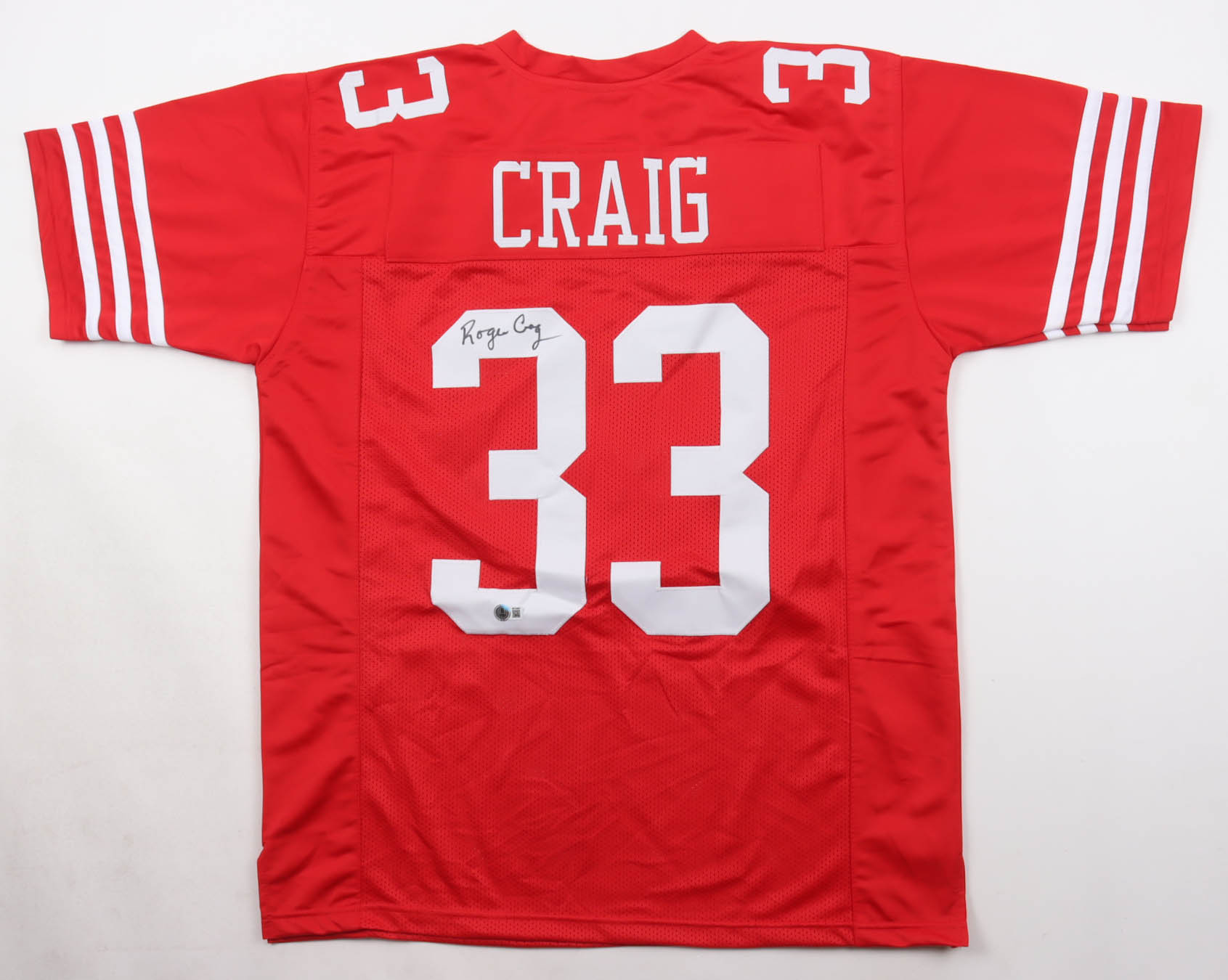Roger Craig Signed Jersey (Beckett) at PristineAuction.com Roger Craig Signed Jersey (Beckett) at PristineAuction.com