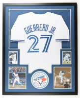 Vlad Guerrero Jr. Signed Custom Framed Jersey Display with Photos (JSA) at PristineAuction.com