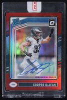 Cooper DeJean 2024 Panini Rated Rookies RPS Autographs Red #221 RC #39/75 at PristineAuction.com