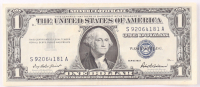 1957 $1 United States Treasury Blue Seal Silver Certificate Paper Bank Note at PristineAuction.com