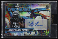 Bhayshul Tuten 2025 Wild Card Dino-Might Football Pteradactyl Auto #BTA #1/1 RC at PristineAuction.com