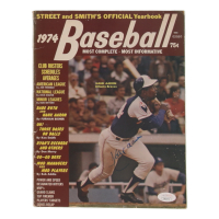 Hank Aaron Signed 1974 Baseball Magazine Yearbook (JSA) at PristineAuction.com