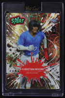 Christian Moore 2024 Wild Card Splat Baseball White #CM #1/1 at PristineAuction.com