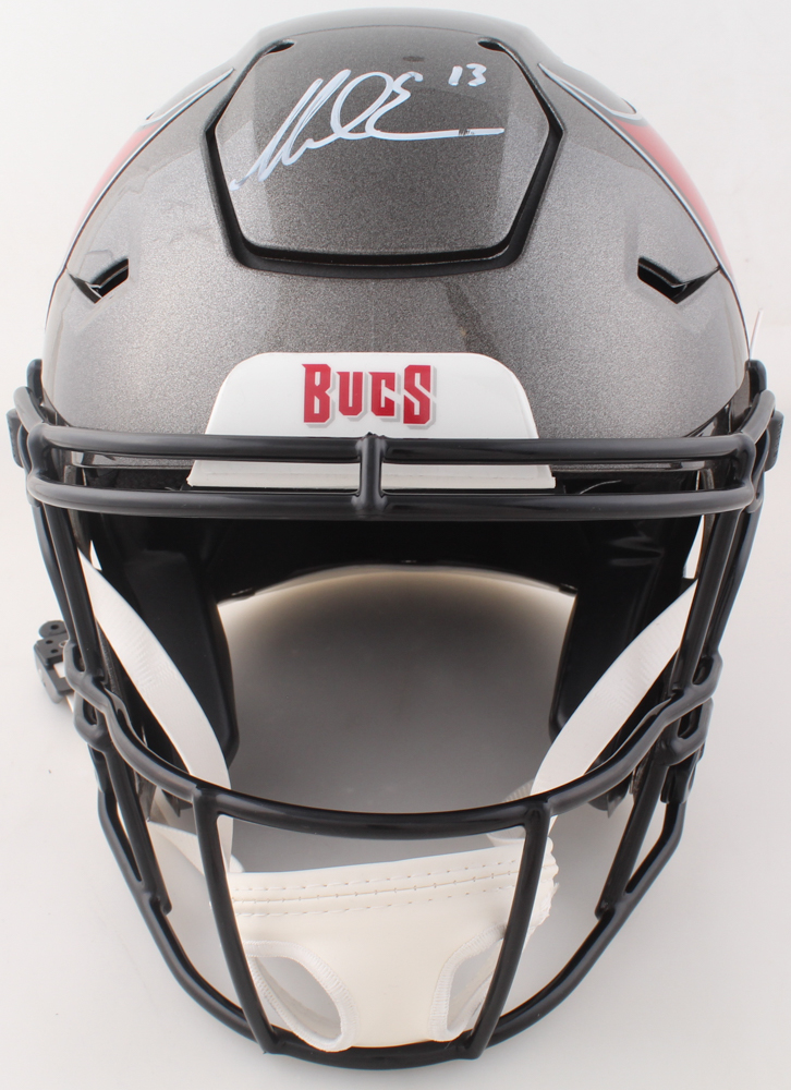 Mike Evans Signed Buccaneers Full-Size Authentic On-Field Speedflex Helmet (Fanatics) at PristineAuction.com Mike Evans Signed Buccaneers Full-Size Authentic On-Field Speedflex Helmet (Fanatics) at PristineAuction.com