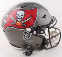 Mike Evans Signed Buccaneers Full-Size Authentic On-Field Speedflex Helmet (Fanatics) at PristineAuction.com