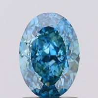 1.53 Carats Lab Grown Fancy Vivid Blue Diamond Loose VS1 | $3,100 Estimated Retail Value (UGL & IGI Certs) at PristineAuction.com