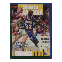 Larry Bird & Magic Johnson Signed 1992 Sports Illustrated Magazine (Beckett & Bird) at PristineAuction.com
