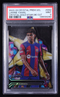 Lamine Yamal 2023-24 Crystal Premium UCL Crystal Gold Star Die Cut #GS-2 RC (PSA 9) at PristineAuction.com