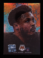 Josh Jacobs 2023 Panini Mosaic Micro Mosaic #18 at PristineAuction.com