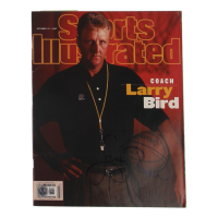 Larry Bird Signed 1997 Sports Illustrated Magazine (Beckett) at PristineAuction.com