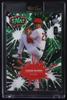 Chase Burns 2024 Wild Card Splat Baseball Green #CB #2/4 at PristineAuction.com