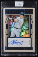 Chipper Jones 2025 Panini Three and Two Legendary Signatures Blue #18 #22/32 at PristineAuction.com