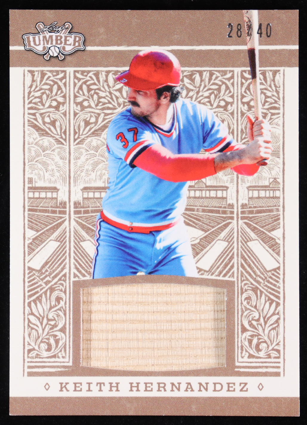 Keith Hernandez 2025 Leaf Lumber Game-Used Bat Bronze #GL66 #28/40 at PristineAuction.com Keith Hernandez 2025 Leaf Lumber Game-Used Bat Bronze #GL66 #28/40 at PristineAuction.com