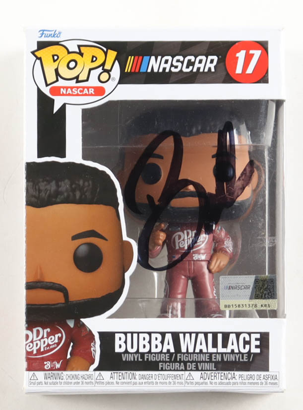 Bubba Wallace Signed NASCAR #17 Funko Pop! Vinyl Figure (ACOA) at PristineAuction.com Bubba Wallace Signed NASCAR #17 Funko Pop! Vinyl Figure (ACOA) at PristineAuction.com