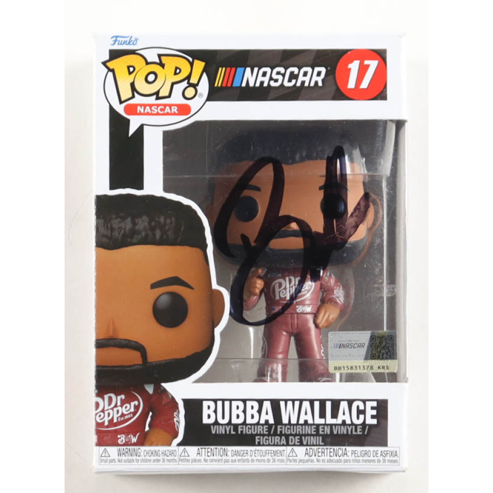 Bubba Wallace Signed NASCAR #17 Funko Pop! Vinyl Figure (ACOA) at PristineAuction.com
