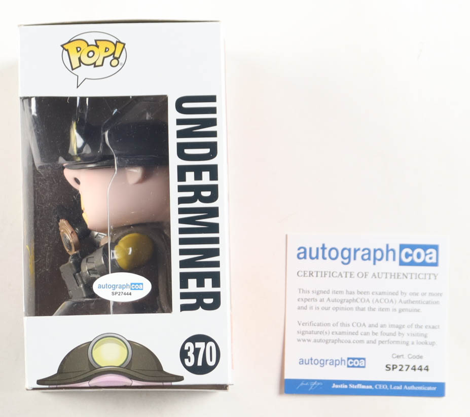 John Ratzenberger Signed "The Incredibles" #370 Underminer Funko Pop! Vinyl Figure (ACOA) at PristineAuction.com John Ratzenberger Signed "The Incredibles" #370 Underminer Funko Pop! Vinyl Figure (ACOA) at PristineAuction.com