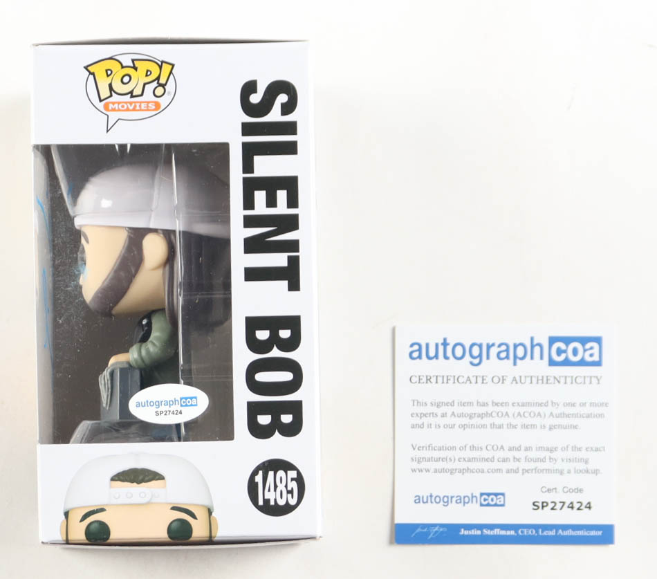 Kevin Smith Signed "Clerks III" #1485 Silent Bob Funko Pop! Vinyl Figure (ACOA) at PristineAuction.com Kevin Smith Signed "Clerks III" #1485 Silent Bob Funko Pop! Vinyl Figure (ACOA) at PristineAuction.com