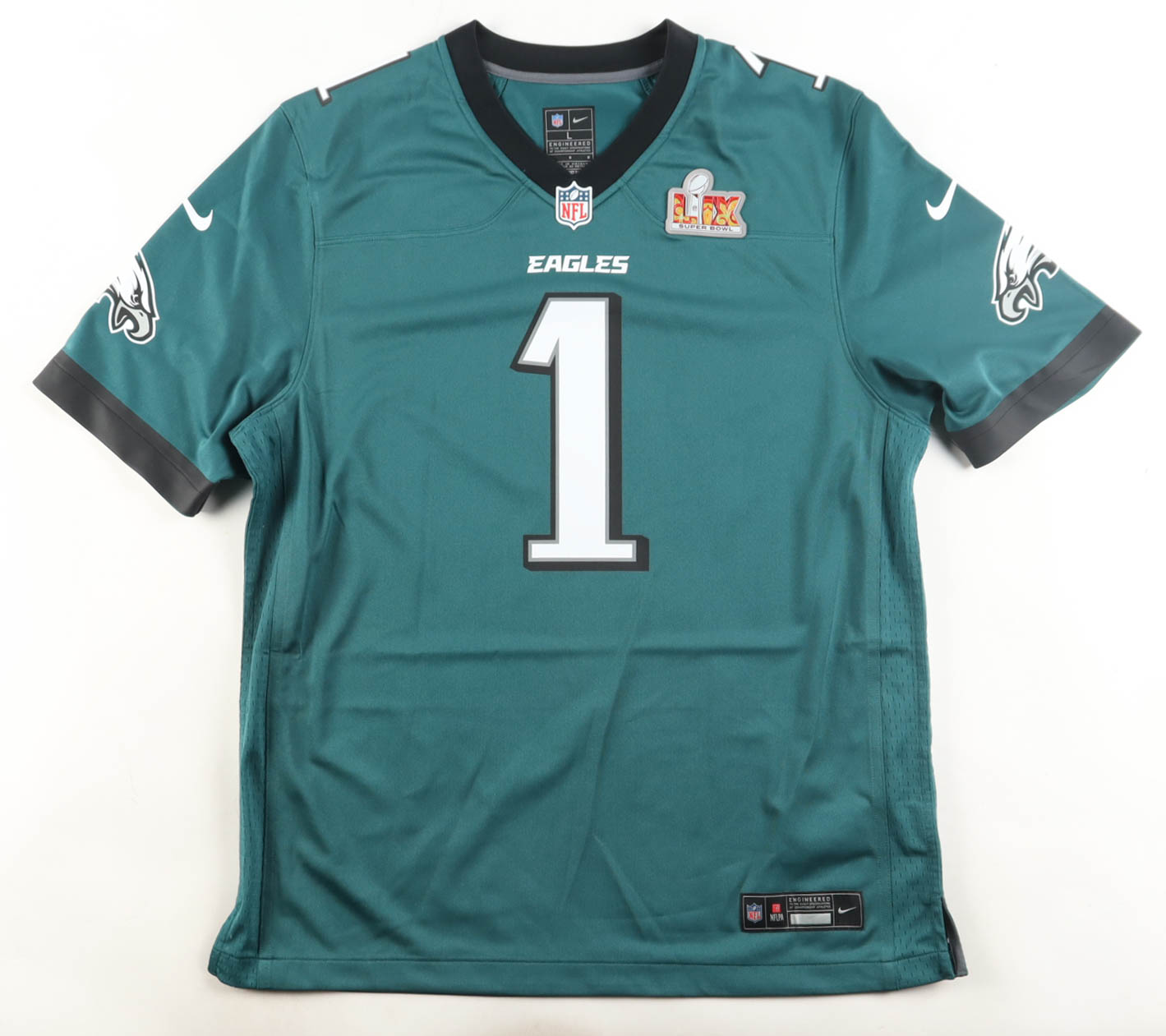 Jalen Hurts Signed Eagles Nike Jersey (Fanatics) at PristineAuction.com Jalen Hurts Signed Eagles Nike Jersey (Fanatics) at PristineAuction.com