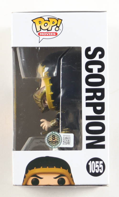 John Tobias Signed "Mortal Kombat" #1055 Scorpion Funko Pop! Vinyl Figure (Beckett) at PristineAuction.com John Tobias Signed "Mortal Kombat" #1055 Scorpion Funko Pop! Vinyl Figure (Beckett) at PristineAuction.com