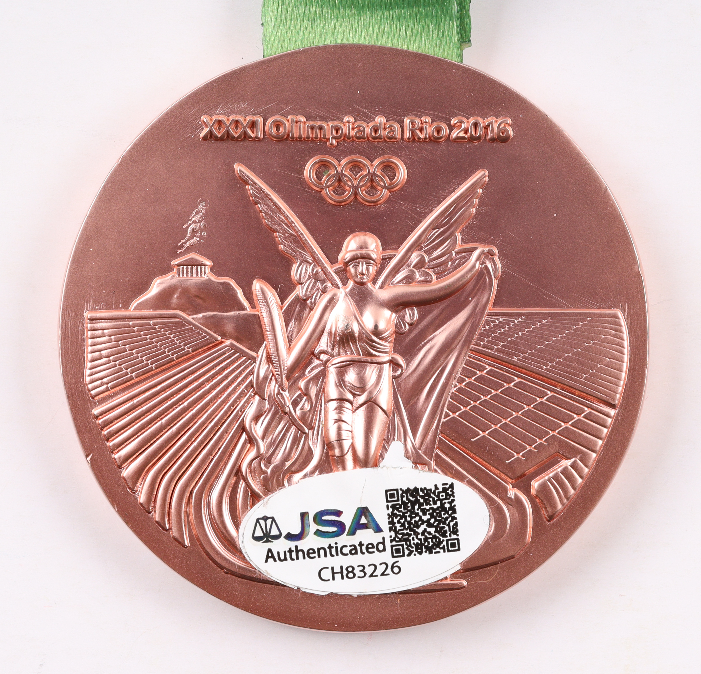 Pau Gasol Signed Rio 2016 Olympics Bronze Medal Replica (JSA) at PristineAuction.com Pau Gasol Signed Rio 2016 Olympics Bronze Medal Replica (JSA) at PristineAuction.com
