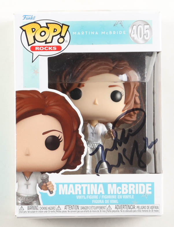 Martina McBride Signed "Martina McBride" #405 Funko Pop! Vinyl Figure (ACOA) at PristineAuction.com Martina McBride Signed "Martina McBride" #405 Funko Pop! Vinyl Figure (ACOA) at PristineAuction.com